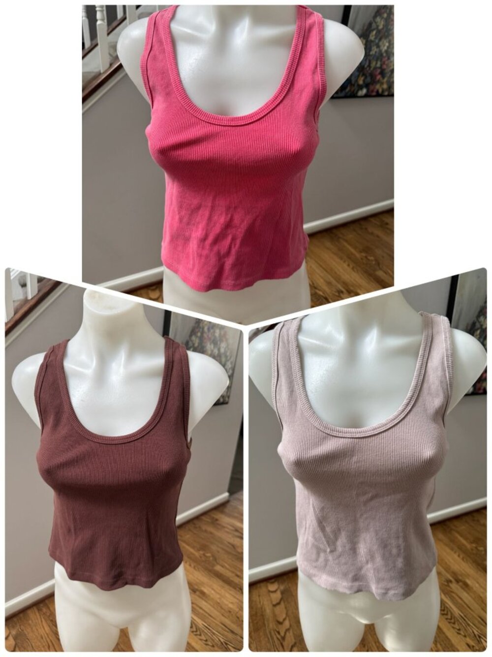 perfectwhitetee Size Small Lot Bundle 3 Ribbed Crop Blondie Tank Tops